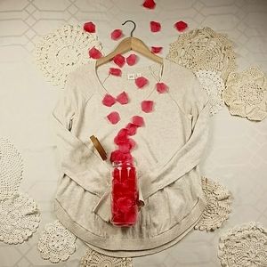 Gap Heathered Oatmeal Cardigan